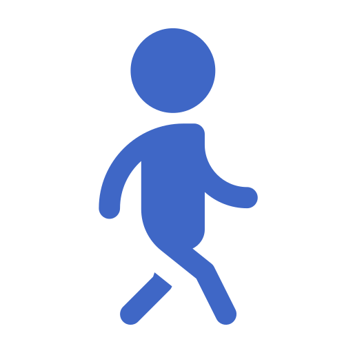 Icon of a human walking